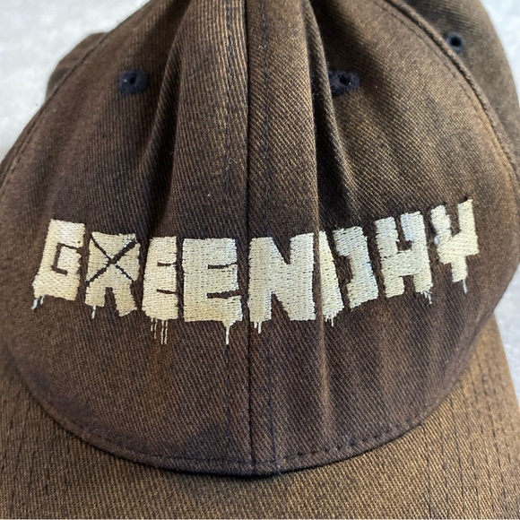 Green Day Hat Cap Flexfit 2009 21st Century Breakdown Adult OSFM (Discolored) - Picture 2 of 11